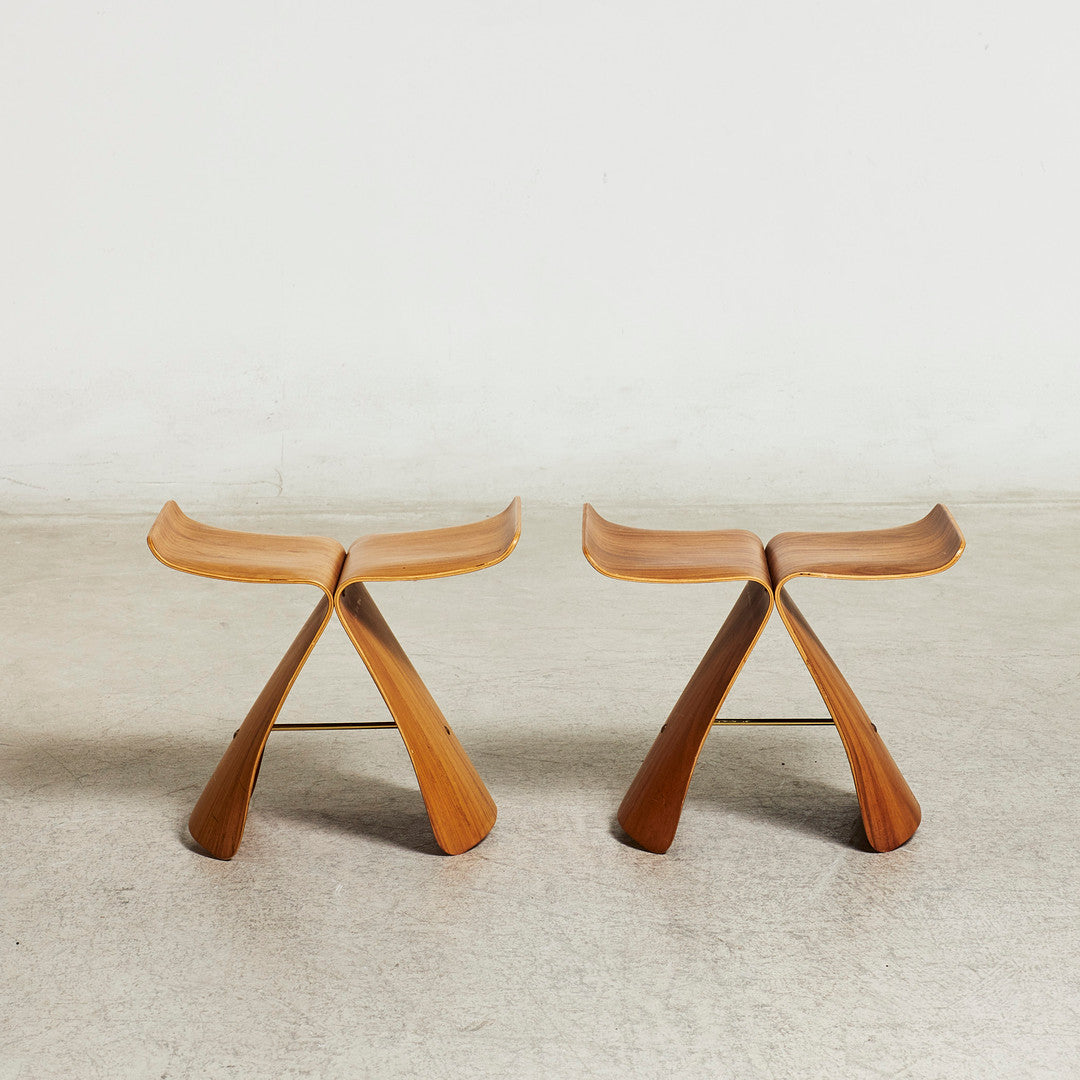 Stools, Sori Yanagi (1915-2011, Japan)