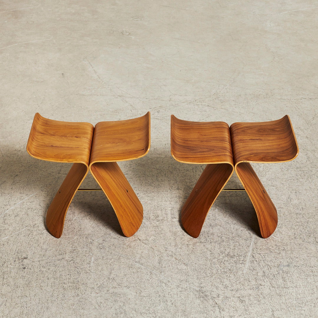 Stools, Sori Yanagi (1915-2011, Japan)