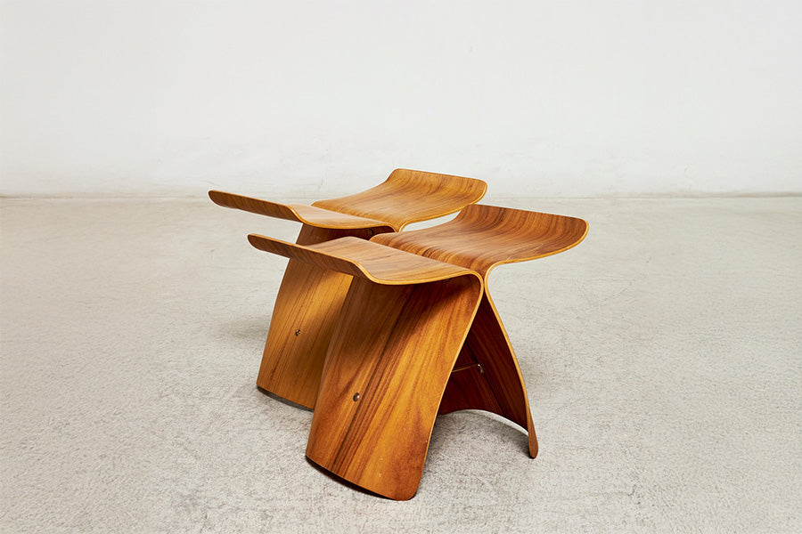 Stools, Sori Yanagi (1915-2011, Japan)