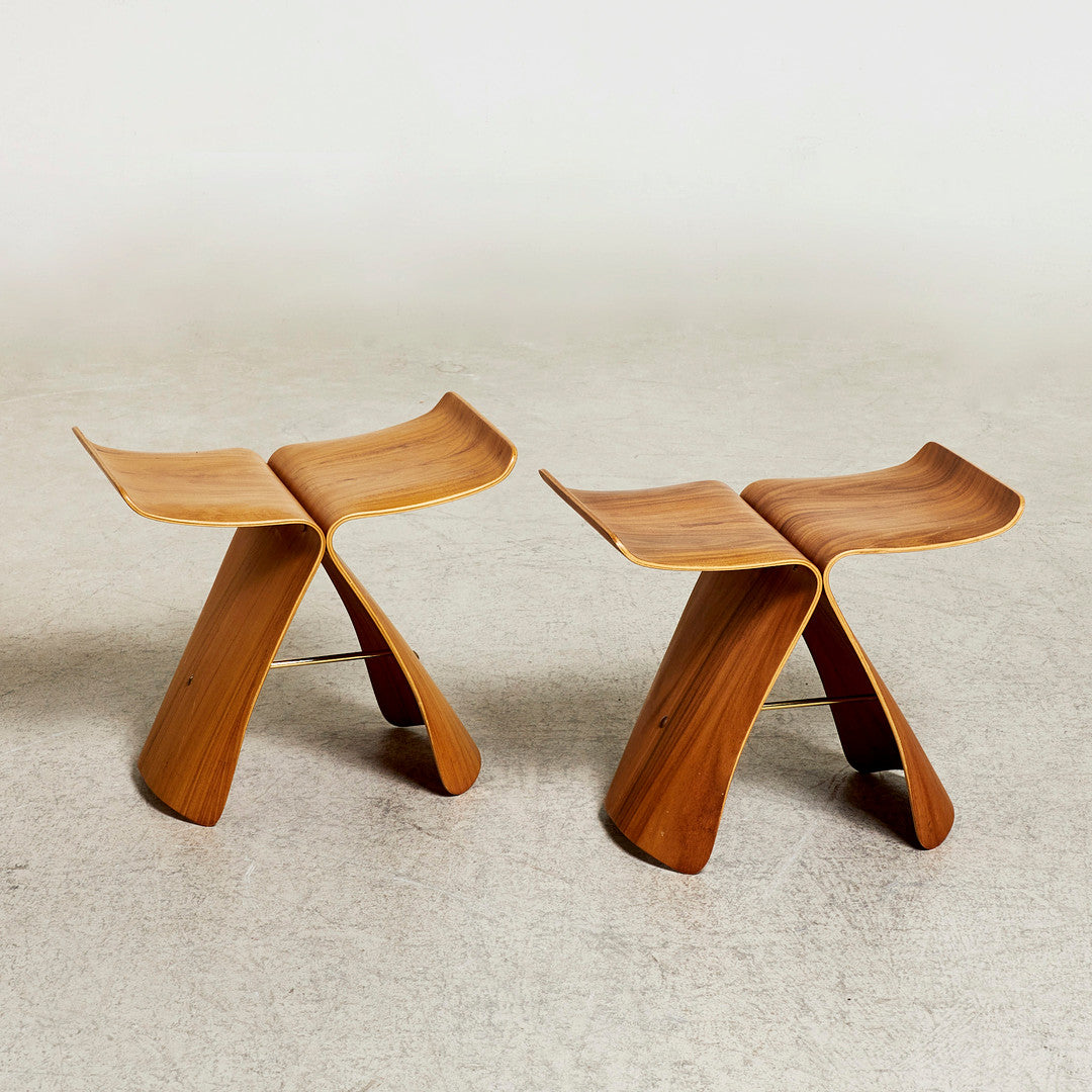 Stools, Sori Yanagi (1915-2011, Japan)