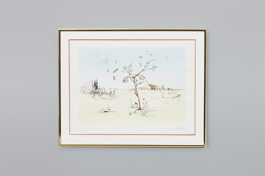 Color lithograph, Salvador Dali (1904-1989)